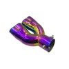 idain 2.5 inch Inlet Dual Exhaust Tips Muffler Tip,Chrome Heart-Shaped