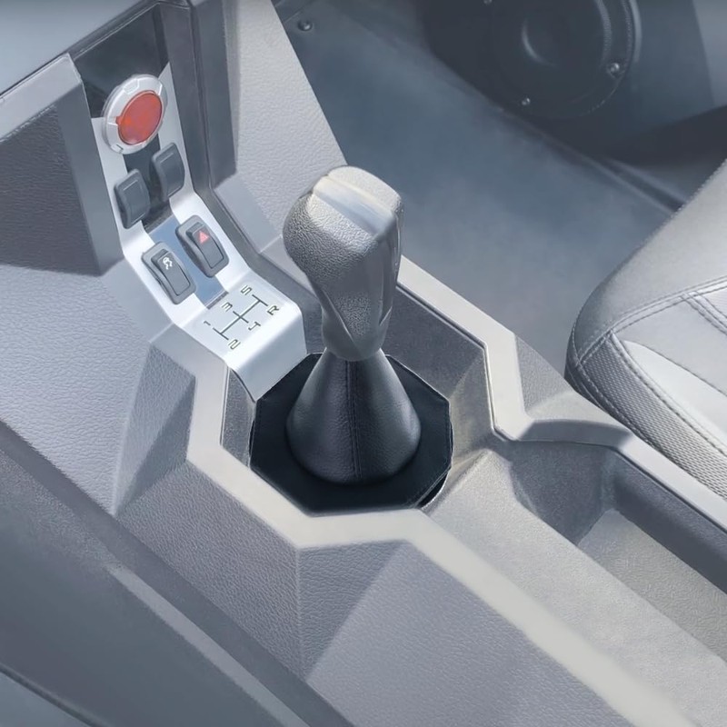 REARACE PVC Shift Boot Cover, Waterproof Shift Knob Cover Compatible