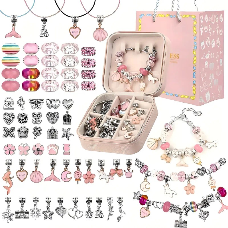 Kit Para Hacer Pulseras Diy Fabricación De Joyas Para Niñas