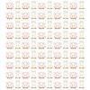 100pcs Binder Clips for Student Strong Clamping Force Metal Arrows