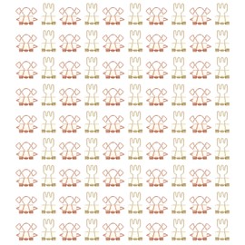 100pcs Binder Clips for Student Strong Clamping Force Metal Arrows Binder Clips Fork Shape Binder Clips for Document