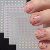 Star Nail Stickers Glitter Star Nail Art Decals Cute Independence