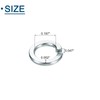 sourcing map #10 Split Lock Washer, 100Pcs Carbon Steel Spring