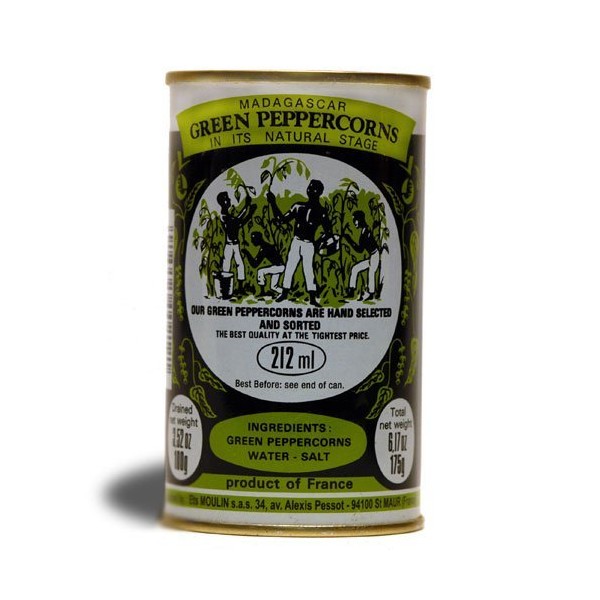 Madagascar Green Peppercorns in brine 3.52 oz,100g (2 Pack)