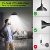 Motion Sensor Light Bulbs, PIR Movement Activated Dusk to Dawn