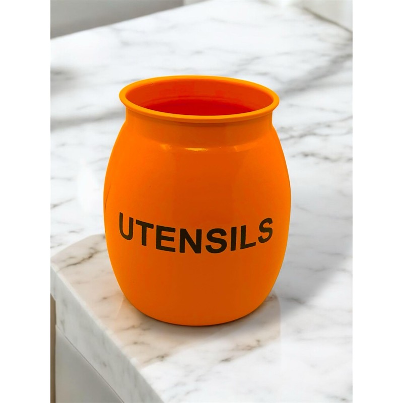 Nobel Barrel Shaped Utensil Holder & Organiser, Sturdy Cutlery Holder