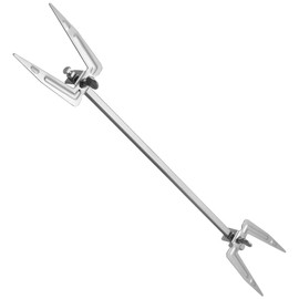 OFFSCH Stainless Steel Air Fryer Rotisserie Fork Universal Roast Chicken Fork for Bbq Grill Meat and Kabobs Cooking Tool 9.84In Durable Rust-Resistant