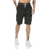 Redbridge Cargo Shorts Sweatpants Knee-Length Premium Quality, gray