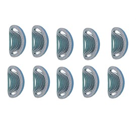 10pcs Blue Sanding Belt 13mm x 457mm 60 Grit Belt Sander Paper Mixed Power Tool for Metal Rust Polishing Grinding