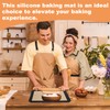 Silicone Baking Mat,Silicone Mat,2 Pack Reusable Non-Stick Baking Mat,Food Safe