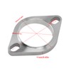 2PCS 2 Bolt 2.5in Exhaust Flange Connection Kit Stainless Steel