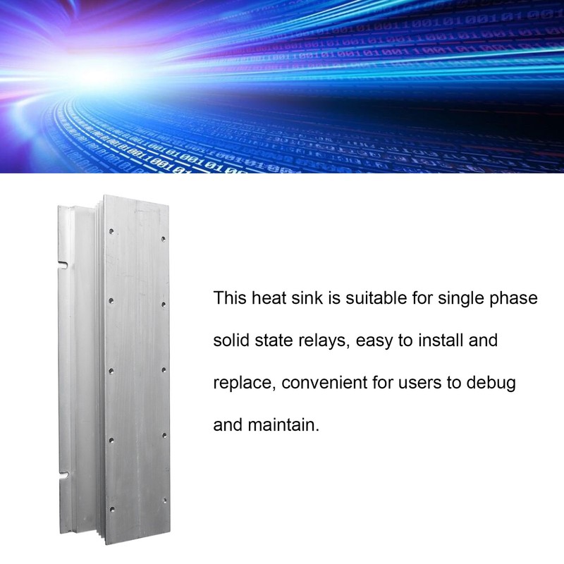 Single Phase SSR Heat Sink High Efficiency Solid State Relay