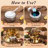 Fuel Paste Container, Stainless Steel Fuel Paste Container with Lid,