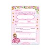 Junapack 12 Invitation Cards Including 12 Envelopes for Children's Birthday