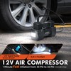 Car Emergency Kit with Portable Air Compressor, First Aid Kit,