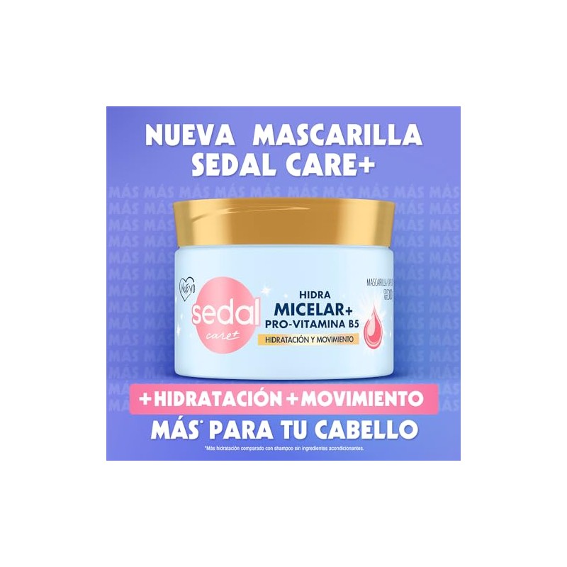 Sedal Tratamiento Micelar Hidratante Mascarilla Capilar 300 ml