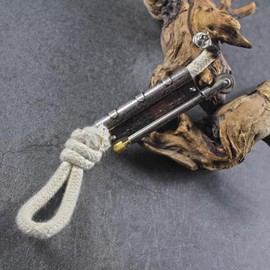 OLDENDO - Encendedor de metal clásico para zanjas antiguas a prueba de viento, ovillos de supervivencia portátiles más ligeros para acampar al aire última intervensión (plata)