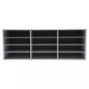 N/A 4-Tier Mail Sorter Organizer Countertop Literature Student Mailbox for