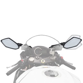 FOVPLUE Long Rear View Mirrors,Motorcycle Left and Right Mirrors Adjustment for Kawasaki Ninja 650R 2009-2015 Ninja 1000 Z1000SX 2011-2015 KAWASAKI NINJA 400R 2010-12 NINJA ER6F ER-6F 2009-2012