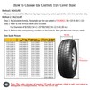 Tire Covers for RV Wheel (4 Pack Silver),Moonet Oxford Waterproof