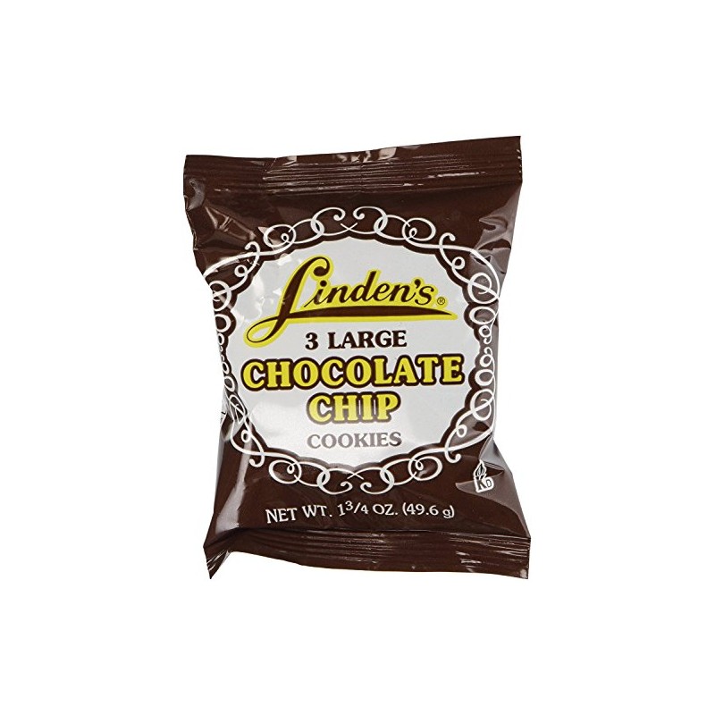 Linden's Large Cookies, Chocolate Chip, 18 Count
