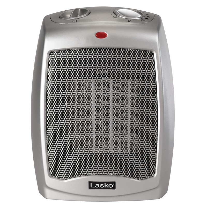Lasko Desktop Electric Ceramic Space Heater with Adjustable Thermostat, 2