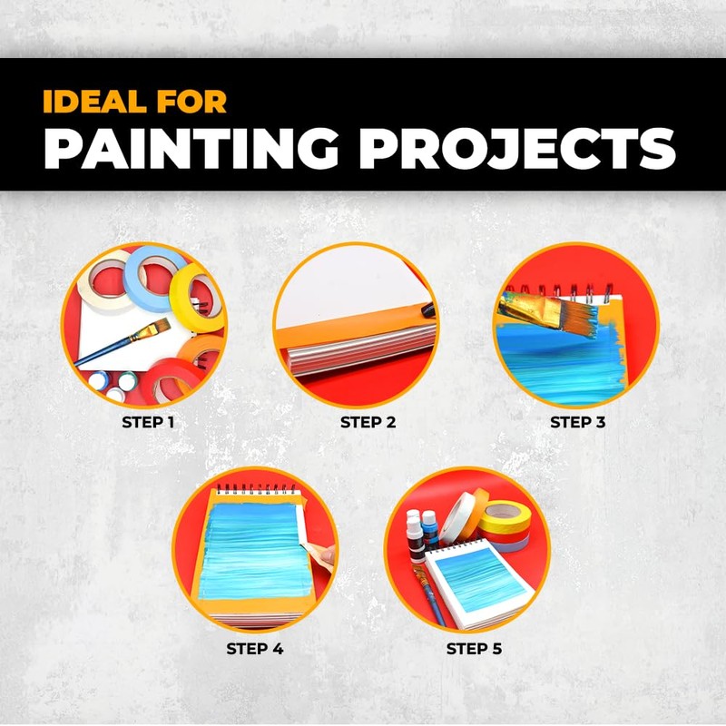 WOD CFTC6 Console Artist Tape Made in USA Light Blue,