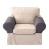 LERTREE 1 Pair Sofa Arm Slipcovers Elastic Sofa Armrest Protectors
