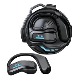 Audfonos Inalambricos Htc Ne02 IA Traduccin Bt6.0 Ows Auriculares Luz Led Deportivos Para Gamer Con Ios Y Android Auriculares                         