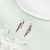 Parrot Earrings 925 Sterling Silver Parrot Earrings Bird Jewellery Birthday
