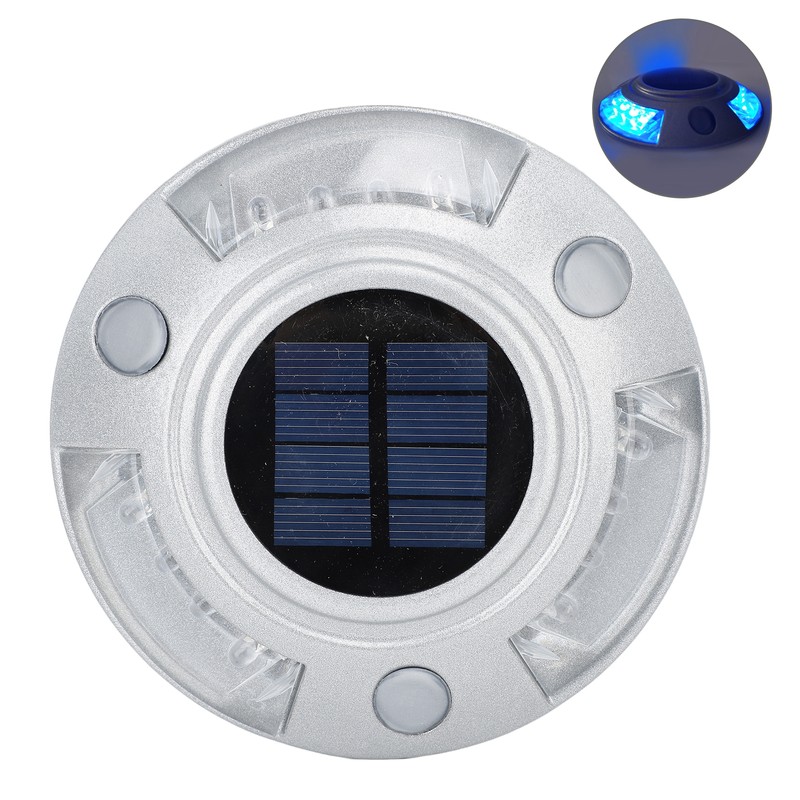 Solar Deck Lights Driveway Dock Lights 12 Led IP68 Waterproof