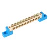 sourcing map 2 Pcs 10 Positions Bridge Design Terminal Bus