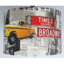 8" New York Yellow Taxi Manhattan Statue of Liberty Ceiling lamp Shade