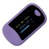 Oxímetro De Pulso Digital Certificado Monitor Pulsometro Color Lila