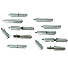 4" Aluminum Weld on Bullet Hinge Stainless Steel Bushing & Pin w/Zerk Grease Fitting (10)