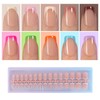 Misssix XBASICTIPS French Tip Press On Nails, 300Pcs French Gel