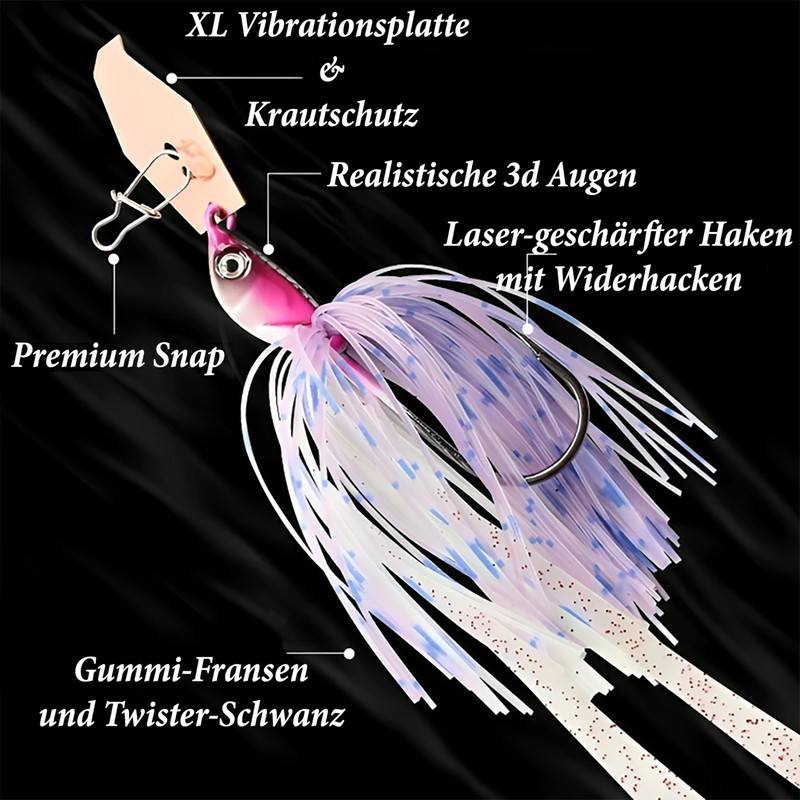 Njord Kalastus Chatterbait Novelty 2024 4 Pieces 10 g (2