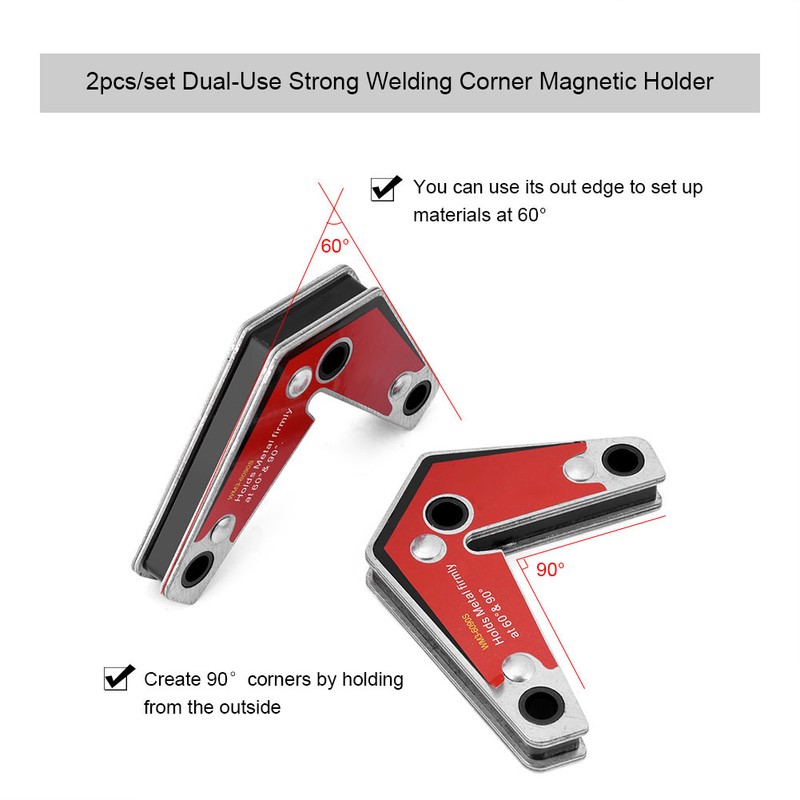 2pcs set Dual Use Strong Welding 60° & 90° Corner