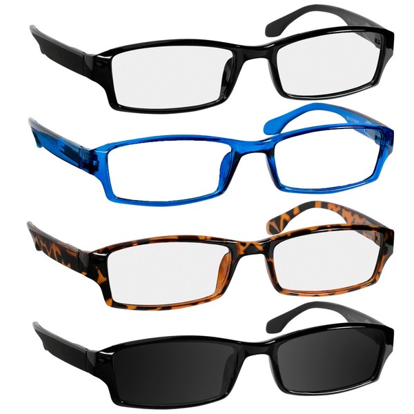 TruVision Readers - 9501HP - 4 pk - 1Blk 1Tort