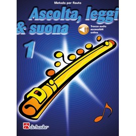 Ascolta, leggi & suona 1 flauto flute book + audio online