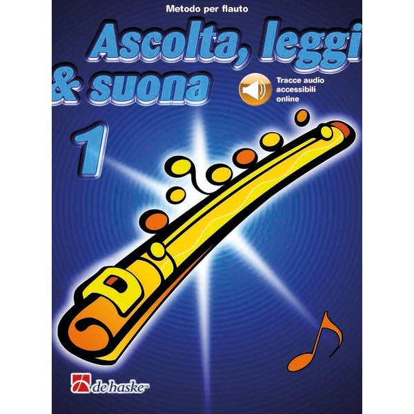 Ascolta, leggi & suona 1 flauto flute book + audio