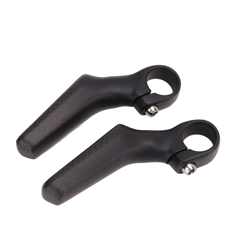 Mountain Bike Handlebars Bar Ends 1 Pair Carbon Fiber 3K