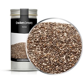 5 x 110 g Chia Seeds Natural Rich in Omega 3 & 6 Tested Quality Antioxidants 20% Protein Sugar Free Salt Free Vegetarian Vegan Lactose Free 100% Premium