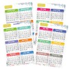 10 Pack Monthly Calendar Badge Card 3.3x2.2 inch 2025 Mini