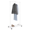 Whitmor Rolling Garment Rack White