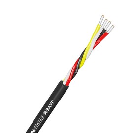 Javex 18 Gauge 4 Conductor 18/4 Electrical Wire, Stranded PVC Cord, 12V Low Voltage Tinned Wire for Automotive, LED Strips, Lighting, Marine – 100FT