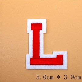 Iron on Patches Letters 26pcs A-Z Alphabet Patches Animal Shaped DIY Motif Iron On Or Sew On Patches Appliques for Jeans Jackets Backpacks (Style 2)