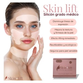 🔥 Parches antiedad de silicona skin lift reutilizables día y noche  Vitaminas y Minerales