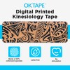 OK TAPE Hypoallergenic Digtal Printed Kinesiology Tape, Elastic Sports Athletic
