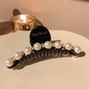 2 PCS Pearl Hair Clip Large Hair Claw Clip Hair